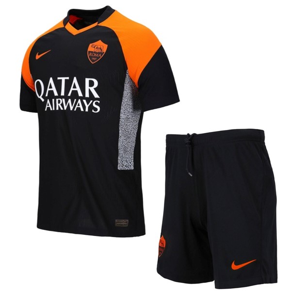 Camiseta AS Roma Tercera Equipación Niño 2020-2021 Negro